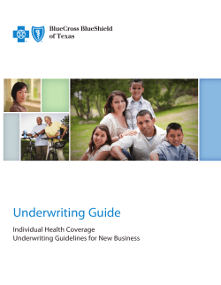 Underwriting Guide