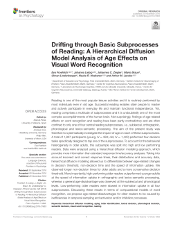 Drifting through Basic Subprocesses of Reading: A Hierarchical