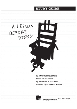 Study Guide - Steppenwolf Theatre