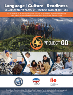 Language - Project GO