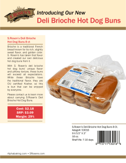 Deli Brioche Hot Dog Buns