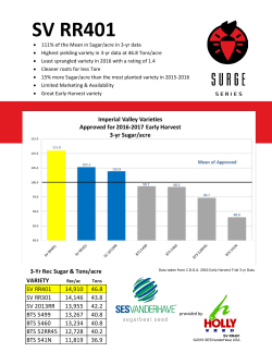 SV RR401 - SESVanderHave