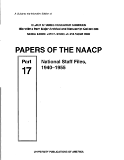papers of the naacp