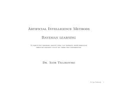 Bayesian learning