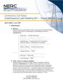 Conference Call Notes