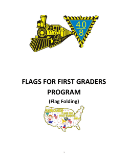 6. Flags for 1st Grader`s Program Script