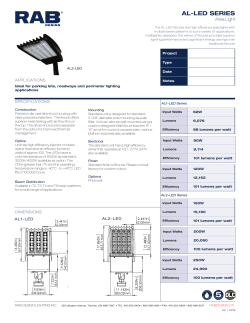 al-led series - RAB Design Lighting Inc.