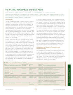 Multiplexing homogeneous cell-based assays