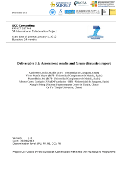 Assessment results and forum discussion report