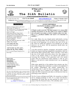 11-12 2011 - The Sikh Bulletin