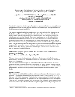 Borderscapes, The influence of national borders on spatial