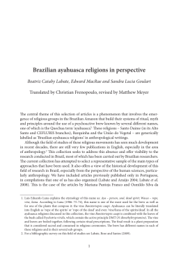 Brazilian ayahuasca religions in perspective