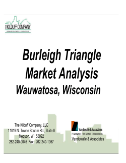 Market Analysis - City of Wauwatosa