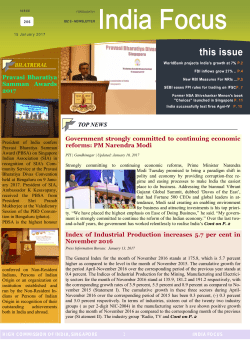 15 January 2017 - High Commission of India in Singapore