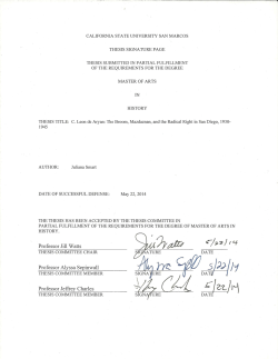 C. Leon de Aryan: The Broom, Mazdaznan, and The Radical Right