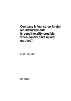 tekst WP 2003-4 - Chr. Michelsen Institute