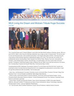 MLK Living the Dream and Motown Tribute Huge Success