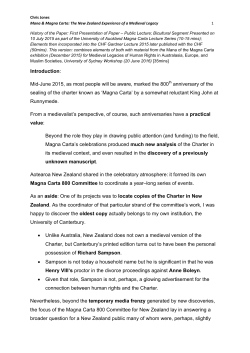 Medieval Legacies of Human Rights