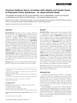 Ferriman-Gallwey Score correlates with obesity and insulin levels in