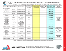 Chem Proline&reg; - Water Treatment Chemicals