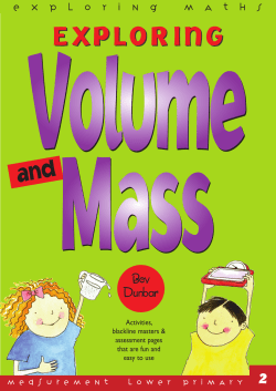 COVER, Volume/Mass