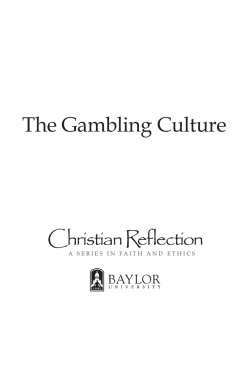 The Gambling Culture