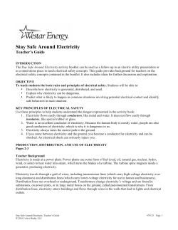 Stay Safe Around Electricity