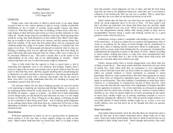 Moral Realism - UNC Philosophy - UNC
