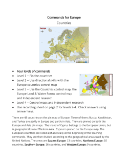 Commands for Europe Countries