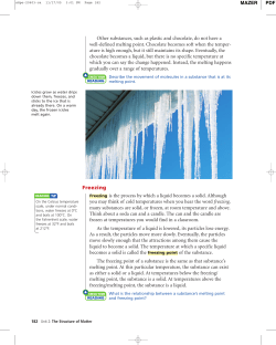 Freezing - ClassZone