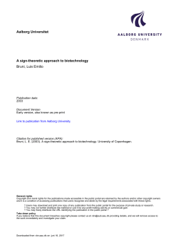 Ph.d. Thesis Luis Emilio Bruni (2003) - VBN