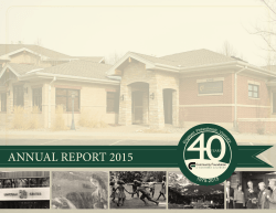annual report 2015 - Community Foundation of Northern Colorado