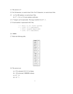 F.2 Chapter 2 Solutions