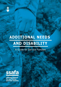 additional needs and disability