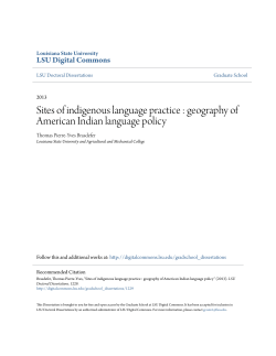 geography of American Indian language policy