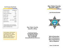 Eau Claire County Sheriff`s Office