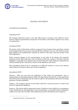 1 CHAPTER 6 DOCUMENTS Constitutional - OCW