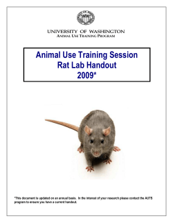 Animal Use Training