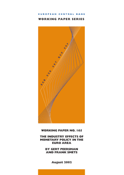 The industry effects of monetary policy in the euro area