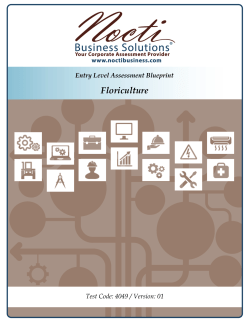 Floriculture - Nocti Business Solutions