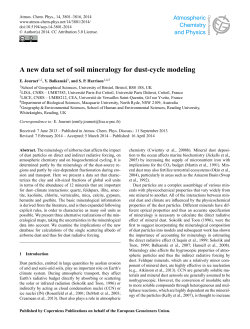 Open Access - Atmos. Chem. Phys