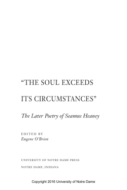 the soul exceeds its circumstances