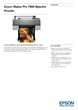 Epson Stylus Pro 7900 Spectro Proofer
