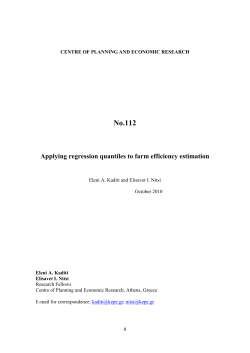 Agricultural payments, land concentration and productivity in the