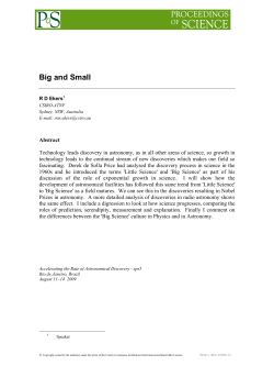 Big and Small - at www.arxiv.org.