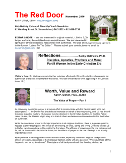 Newsletter - Holy Nativity Episcopal Church