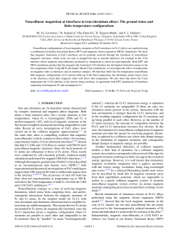 Noncollinear magnetism at interfaces in iron