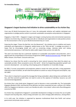 Press Release - Eco Action Day 2015 (Final)