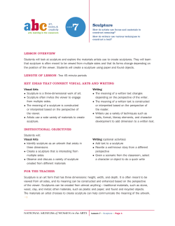 Sculpture - Art, Books, and Creativity