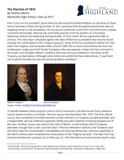 Read More - James Monroe`s Highland